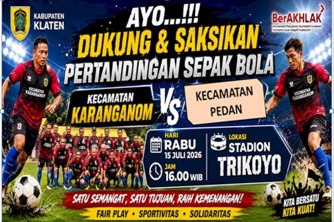 Dukung Kesebelasan Sepak Bola Karanganom